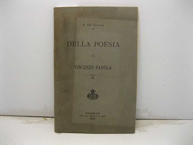 Della poesia di Vincenzo Padula